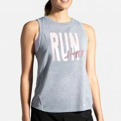 Brooks Distance Graphic Tank Women's (2020) Women's Clothing 25 Brooks Distance Graphic Tank Women's (2020) Women's Clothing