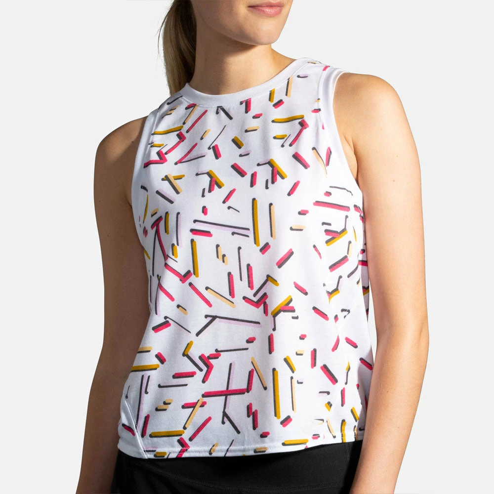 Brooks Distance Graphic Tank Women's (2020) Women's Clothing 7 Brooks Distance Graphic Tank Women's (2020) Women's Clothing