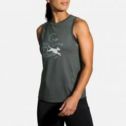 Brooks Distance Graphic Tank Women's (2020) Women's Clothing 29 Brooks Distance Graphic Tank Women's (2020) Women's Clothing