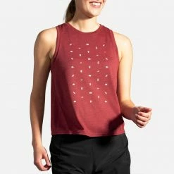 Brooks Distance Graphic Tank Women's (2020) Women's Clothing 35 Brooks Distance Graphic Tank Women's (2020) Women's Clothing