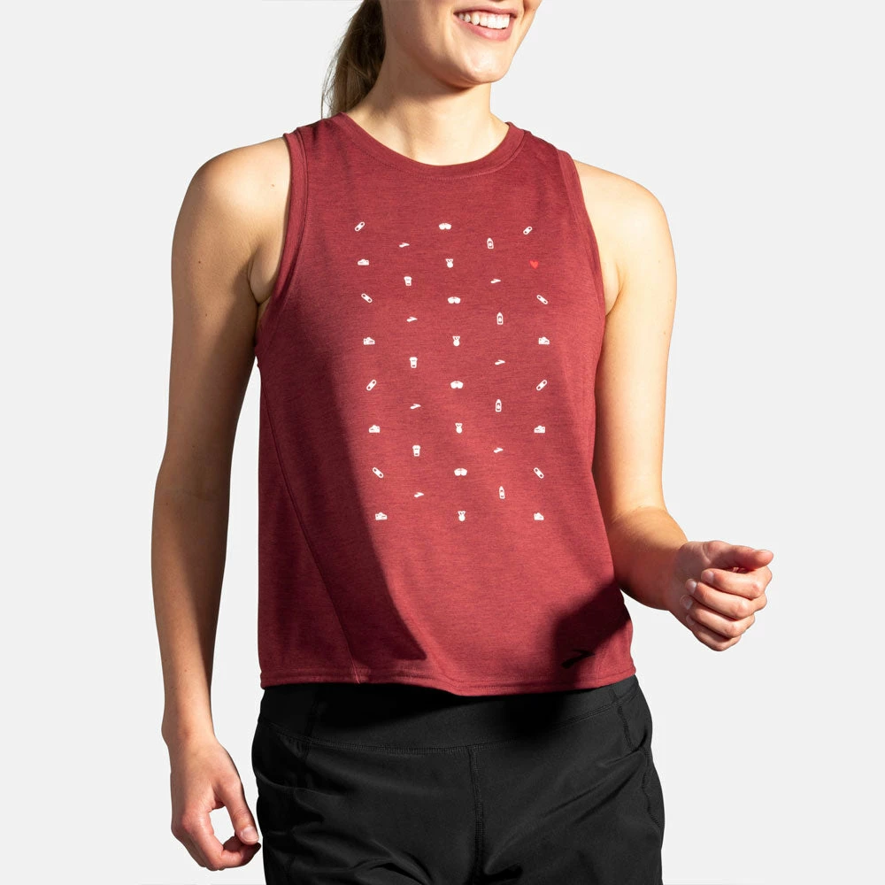 Brooks Distance Graphic Tank Women's (2020) Women's Clothing 15 Brooks Distance Graphic Tank Women's (2020) Women's Clothing