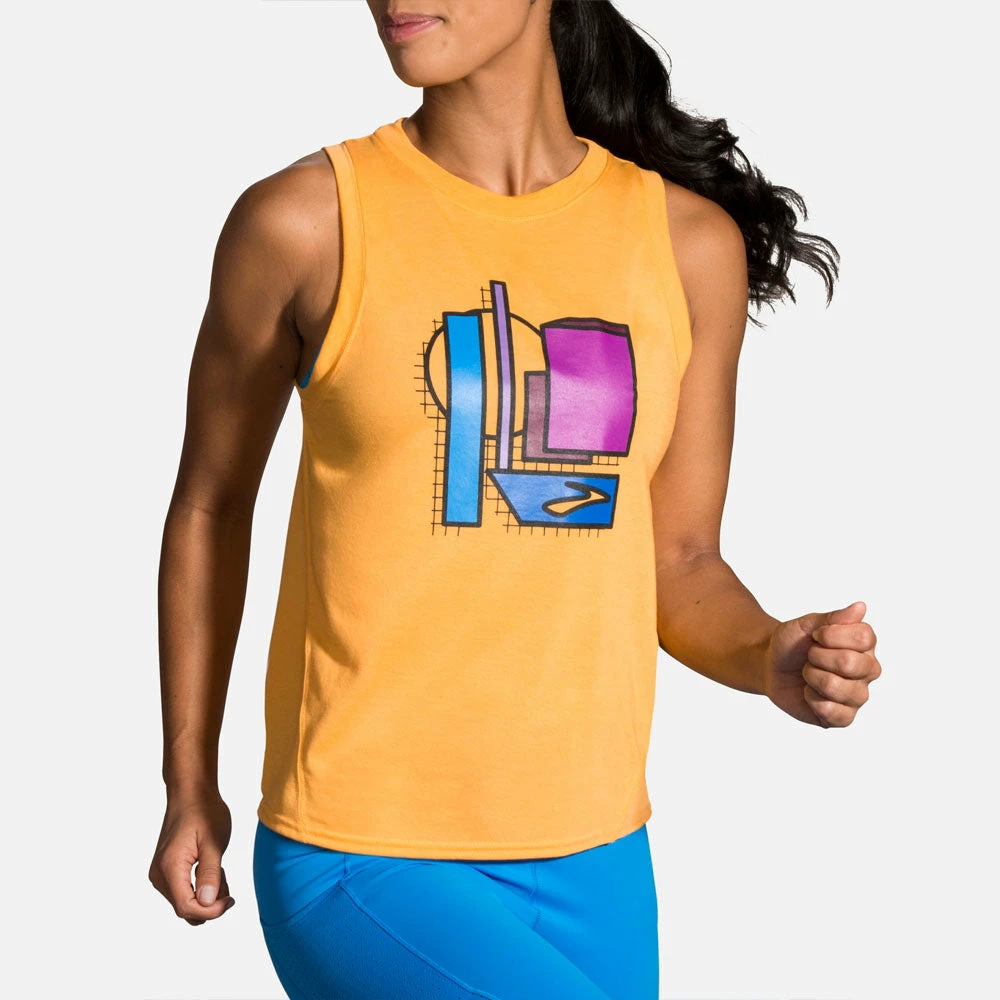 Brooks Distance Graphic Tank Women's (2020) Women's Clothing 19 Brooks Distance Graphic Tank Women's (2020) Women's Clothing