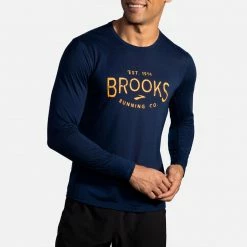 Brooks Distance Graphic Long Sleeve Men's Men's Clothing