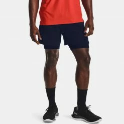 Under Armour Iso-Chill Run 2-in-1 Shorts Men's Men's Clothing 12 Under Armour Iso-Chill Run 2-in-1 Shorts Men's Men's Clothing