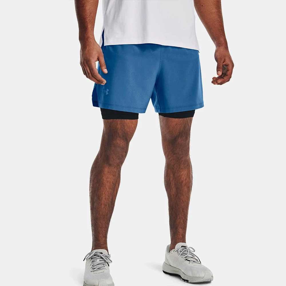 Under Armour Iso-Chill Run 2-in-1 Shorts Men's Men's Clothing 3 Under Armour Iso-Chill Run 2-in-1 Shorts Men's Men's Clothing