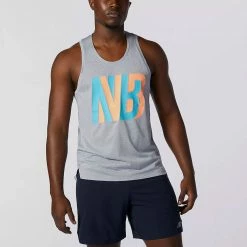 Men's Clothing New Balance Printed Impact Run Singlet Men's 8 Men's Clothing New Balance Printed Impact Run Singlet Men's