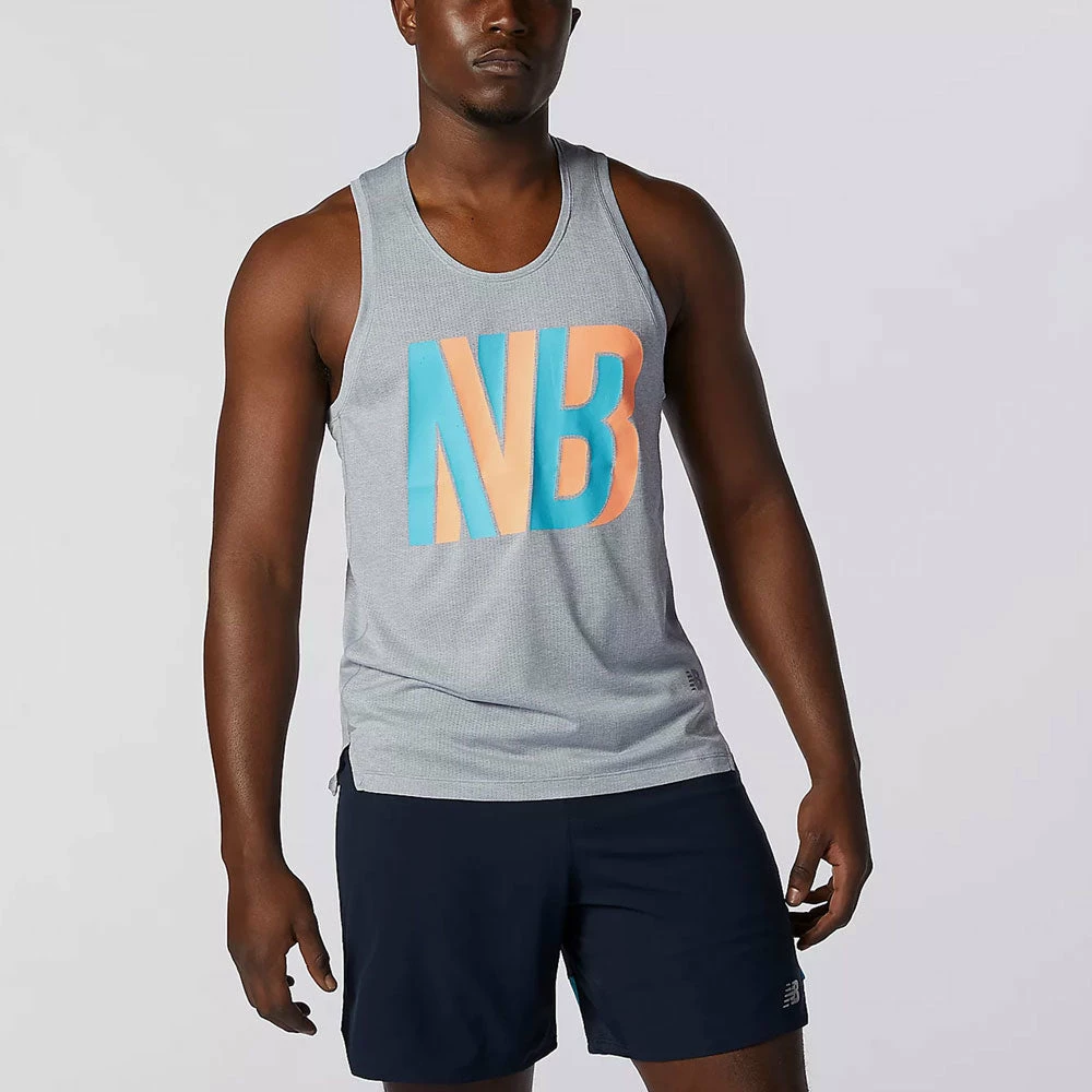 Men's Clothing New Balance Printed Impact Run Singlet Men's 5 Men's Clothing New Balance Printed Impact Run Singlet Men's