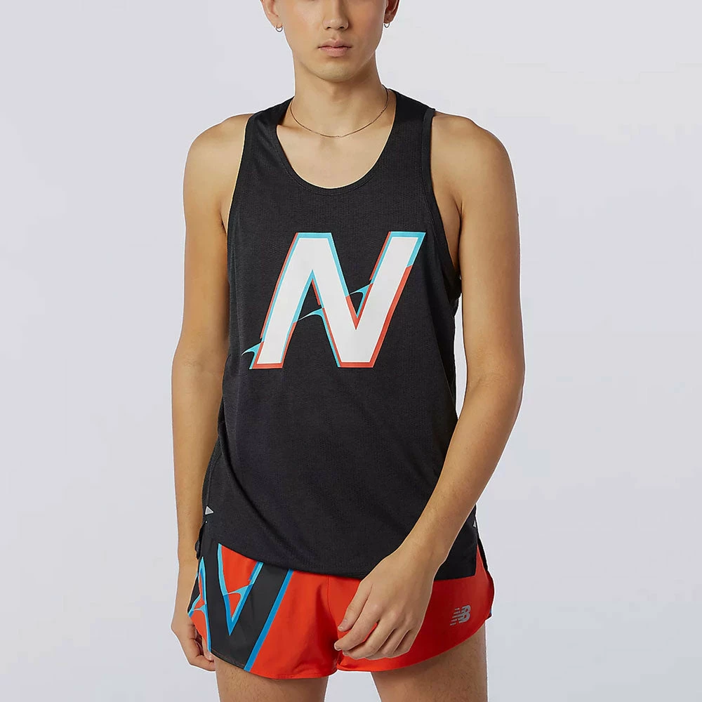Men's Clothing New Balance Printed Impact Run Singlet Men's 3 Men's Clothing New Balance Printed Impact Run Singlet Men's