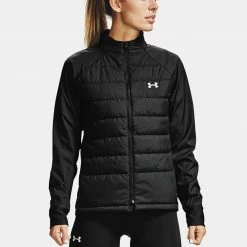 Women's Clothing Under Armour Run Insulate Hybrid Jacket Women's