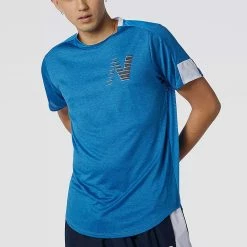 New Balance Printed Fast Flight Short Sleeve Men's
