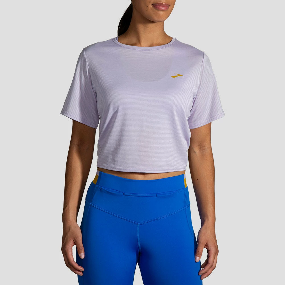 Women's Clothing Brooks Run Within Crop Tee Women's 3 Women's Clothing Brooks Run Within Crop Tee Women's