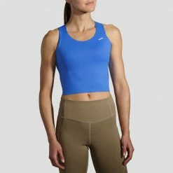 Women's Clothing Brooks Run Within Crop Tank Women's 10 Women's Clothing Brooks Run Within Crop Tank Women's