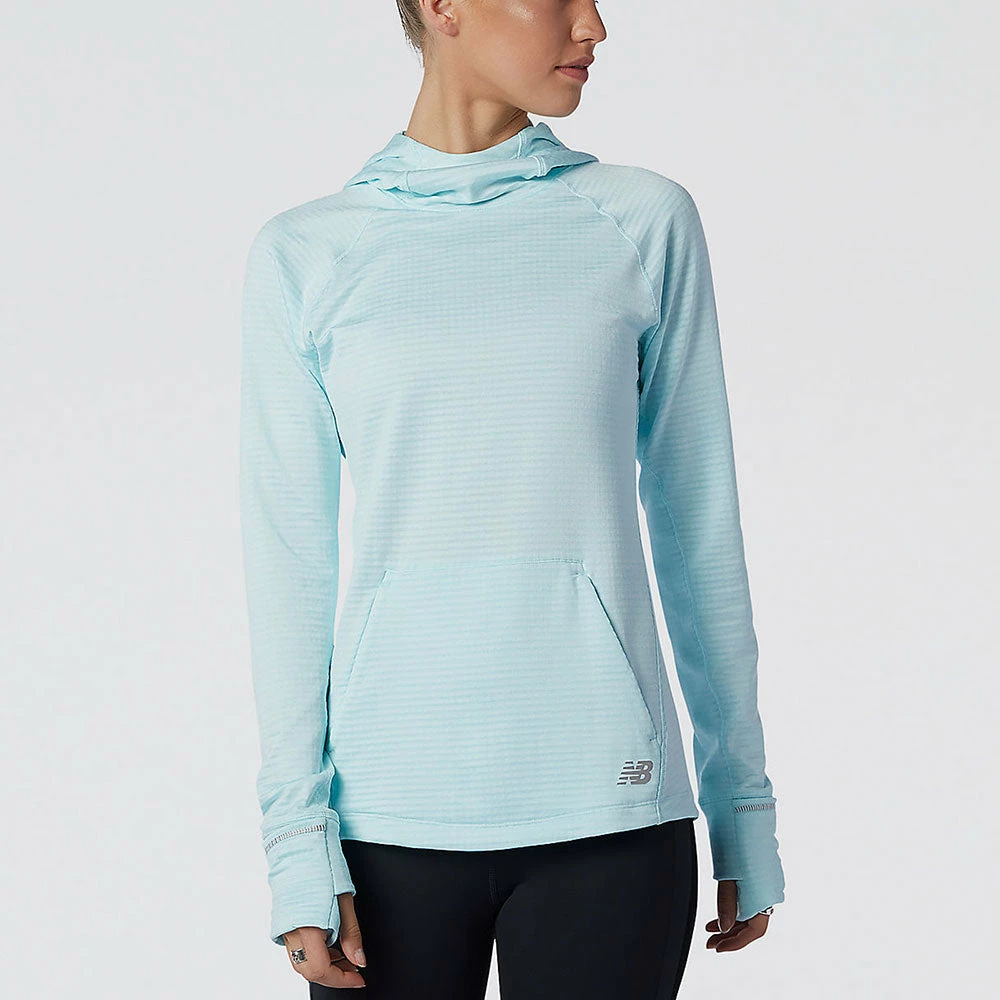 Women's Clothing New Balance Heat Grid Hoodie Women's 3 Women's Clothing New Balance Heat Grid Hoodie Women's