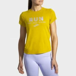 Brooks Distance Graphic Short Sleeve Spring 2022 Women's