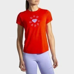 Brooks Distance Graphic Short Sleeve Spring 2022 Women's