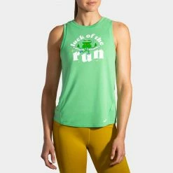 Women's Clothing Brooks Distance Graphic Tank Spring 2022 Women's