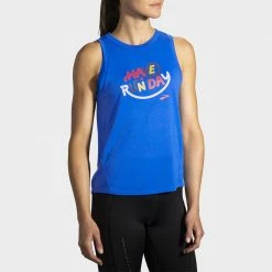 Women's Clothing Brooks Distance Graphic Tank Spring 2022 Women's