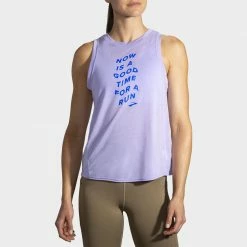 Women's Clothing Brooks Distance Graphic Tank Spring 2022 Women's