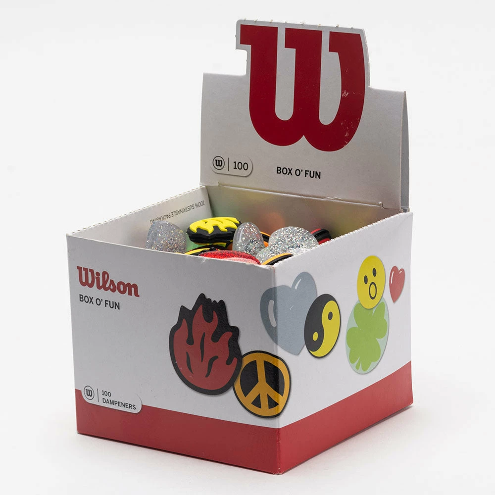 Wilson Box O Fun 100 Pack Tennis Accessories 3 Wilson Box O Fun 100 Pack Tennis Accessories