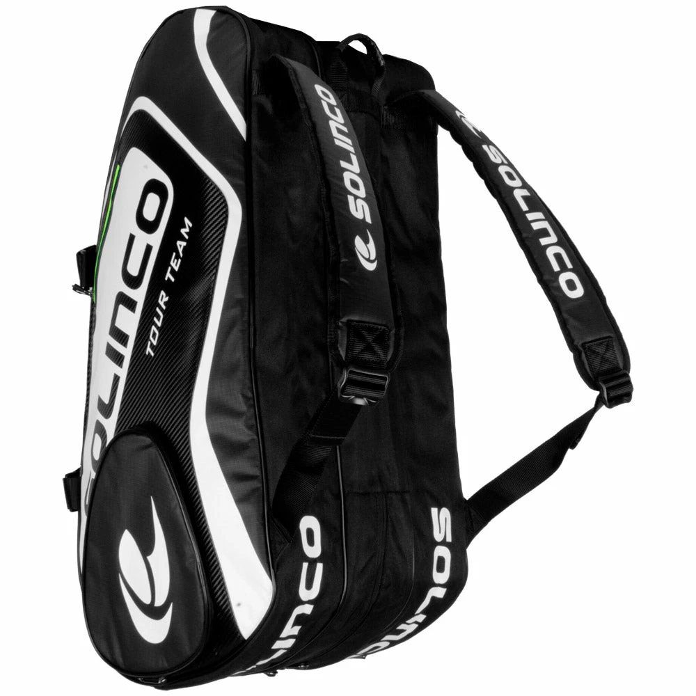 Tennis Accessories Solinco Tour 15-Pack Racquet Bag Green 5 Tennis Accessories Solinco Tour 15-Pack Racquet Bag Green