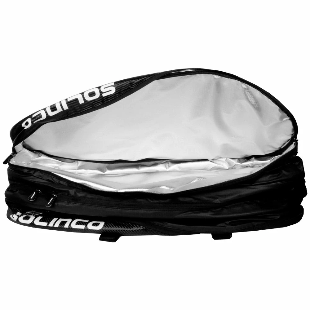 Tennis Accessories Solinco Tour 15-Pack Racquet Bag Green 6 Tennis Accessories Solinco Tour 15-Pack Racquet Bag Green