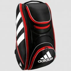 Adidas Tour Tennis 12 Racquet Bag Black/White/Scarlet