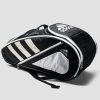 Adidas Tour Tennis 12 Racquet Bag Black/White/Silver Tennis Accessories 2 Adidas Tour Tennis 12 Racquet Bag Black/White/Silver Tennis Accessories