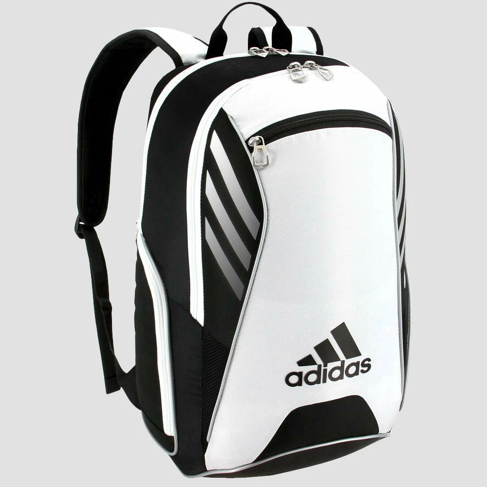 Tennis Accessories Adidas Tour Tennis Backpack Black/White/Silver 3 Tennis Accessories Adidas Tour Tennis Backpack Black/White/Silver
