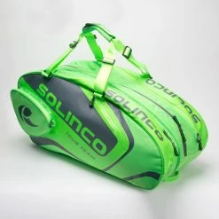 Solinco Tour 15-Pack Racquet Bag Neon Green 6 Solinco Tour 15-Pack Racquet Bag Neon Green