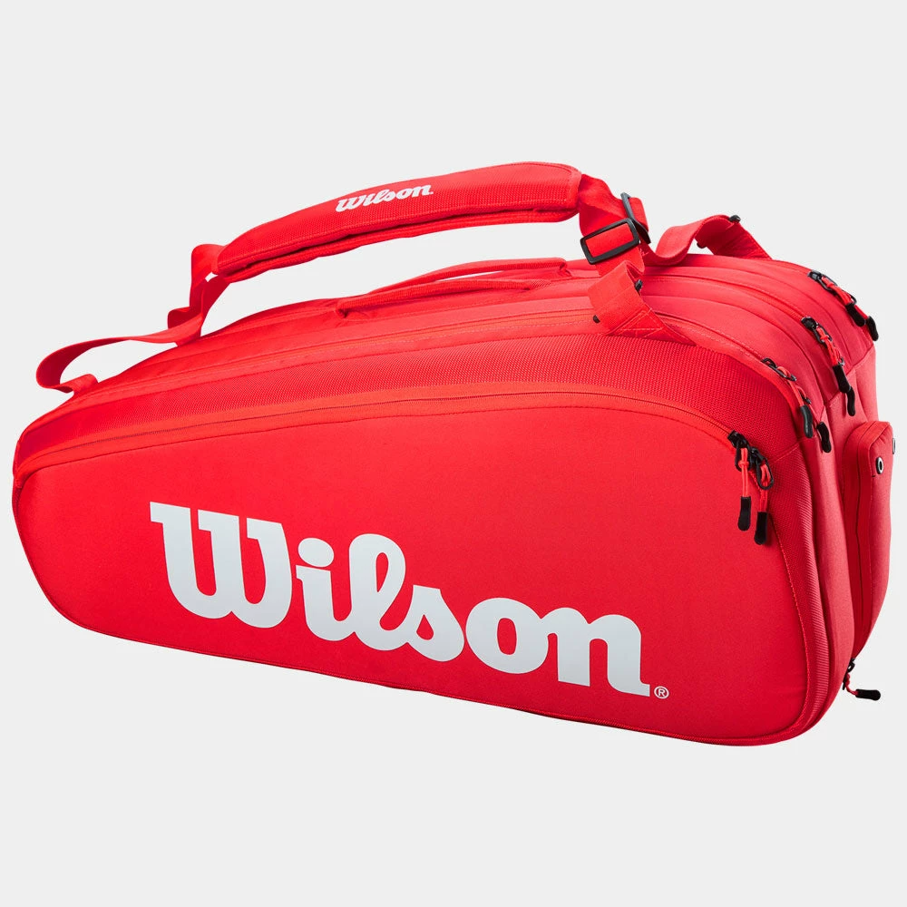 Wilson Super Tour 15 Pack Red 3 Wilson Super Tour 15 Pack Red