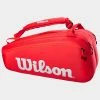 Wilson Super Tour 9 Pack Red Tennis Accessories