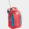 Wilson Junior Backpack Coral/Blue/White Tennis Accessories 1 Wilson Junior Backpack Coral/Blue/White Tennis Accessories