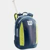 Wilson Junior Backpack Navy/Lime Green/White Tennis Accessories