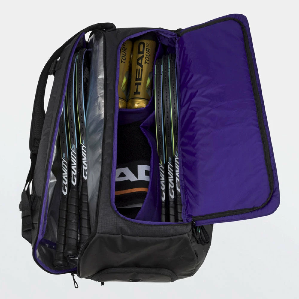 HEAD Gravity R-Pet Duffle Bag Black/Mix Tennis Accessories 6 HEAD Gravity R-Pet Duffle Bag Black/Mix Tennis Accessories