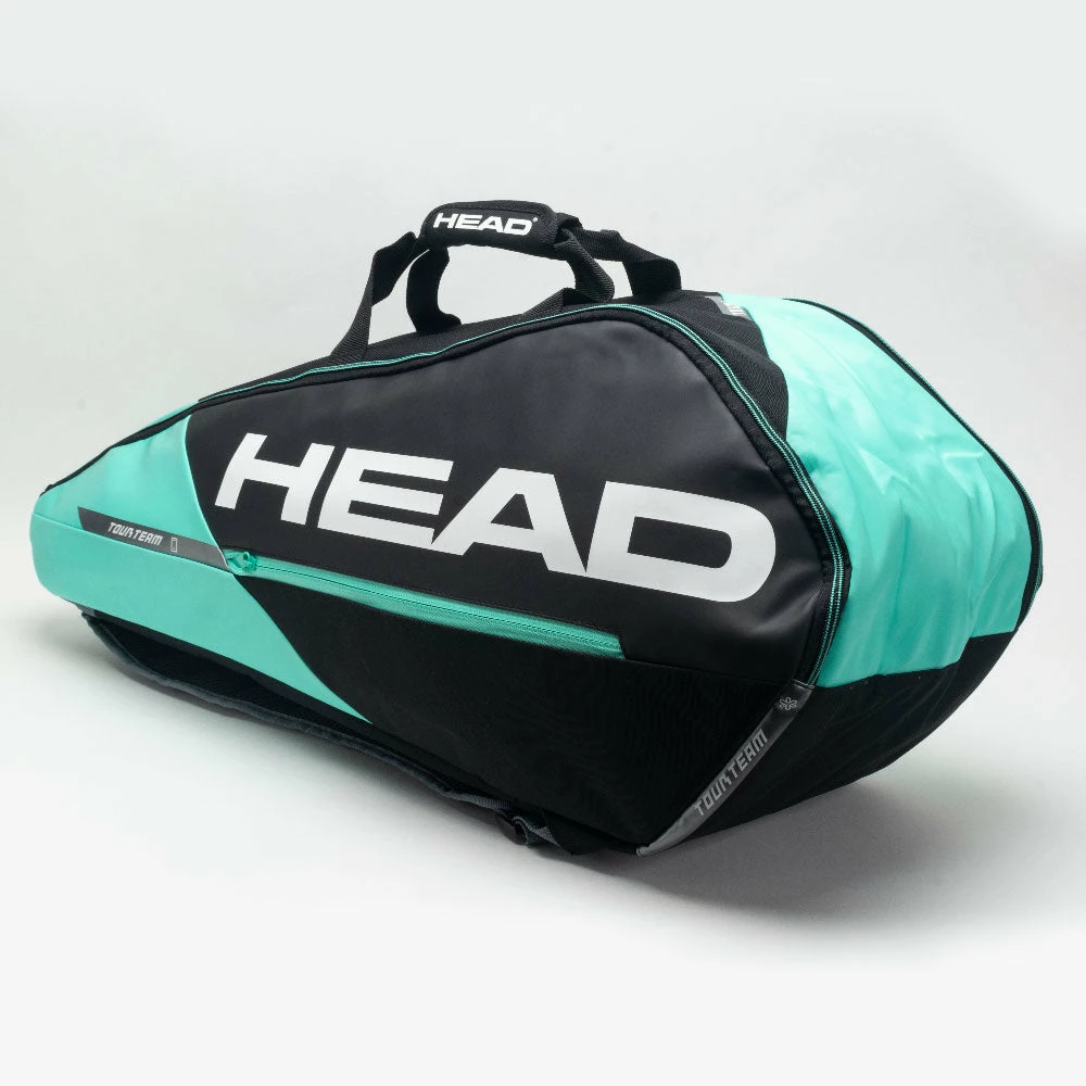 Tennis Accessories HEAD Tour Team 6 Racquet Combi Black/Mint 3 Tennis Accessories HEAD Tour Team 6 Racquet Combi Black/Mint