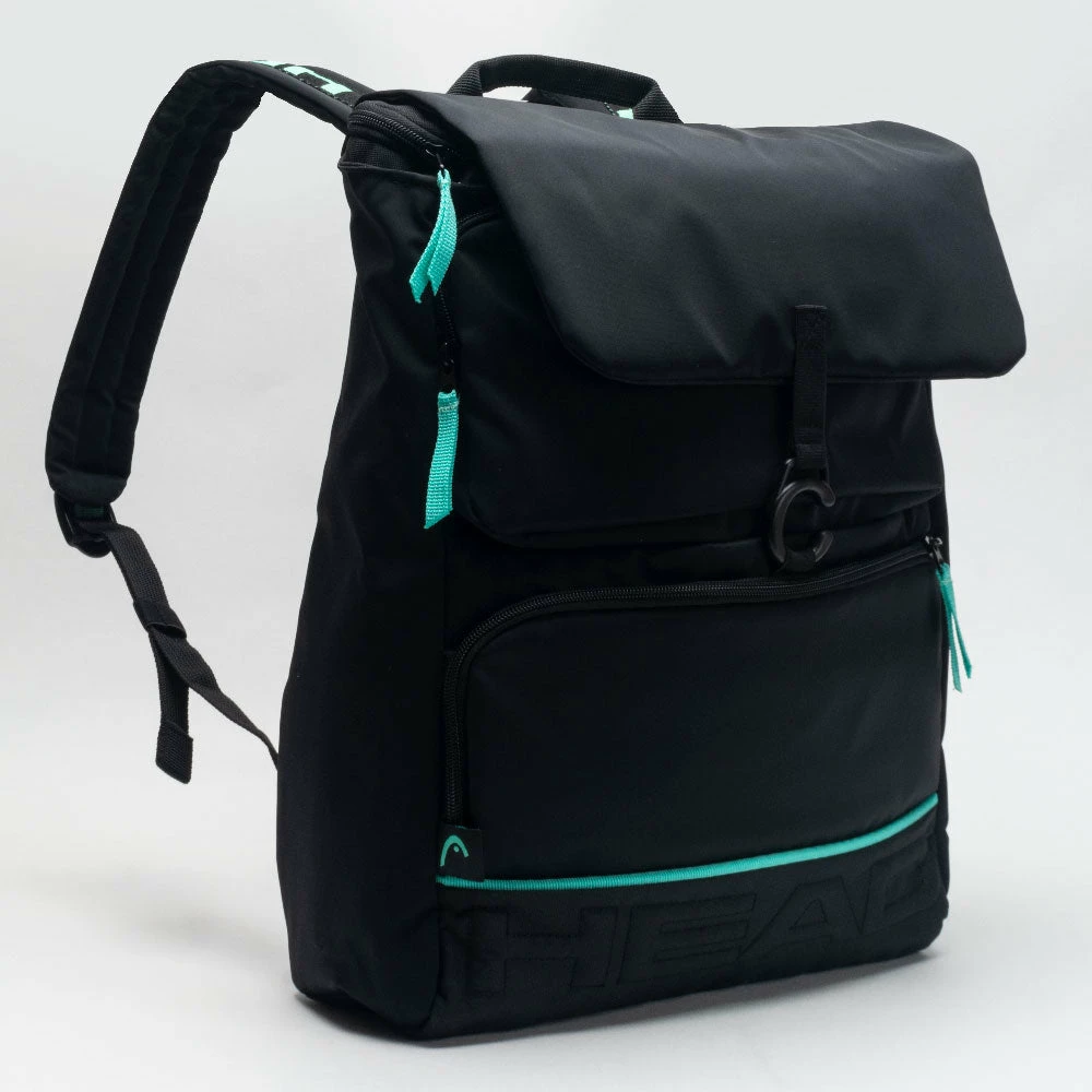 HEAD Coco Backpack Black/Mint Tennis Accessories 3 HEAD Coco Backpack Black/Mint Tennis Accessories