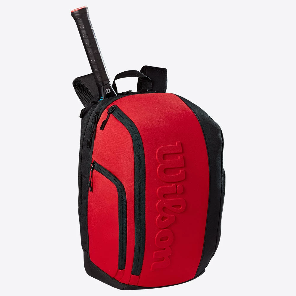Tennis Accessories Wilson Super Tour Backpack Clash V2 Black/Red 3 Tennis Accessories Wilson Super Tour Backpack Clash V2 Black/Red