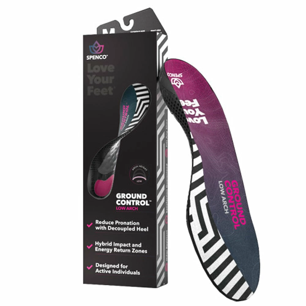 Spenco Ground Control Low Arch Insoles 4 Spenco Ground Control Low Arch Insoles