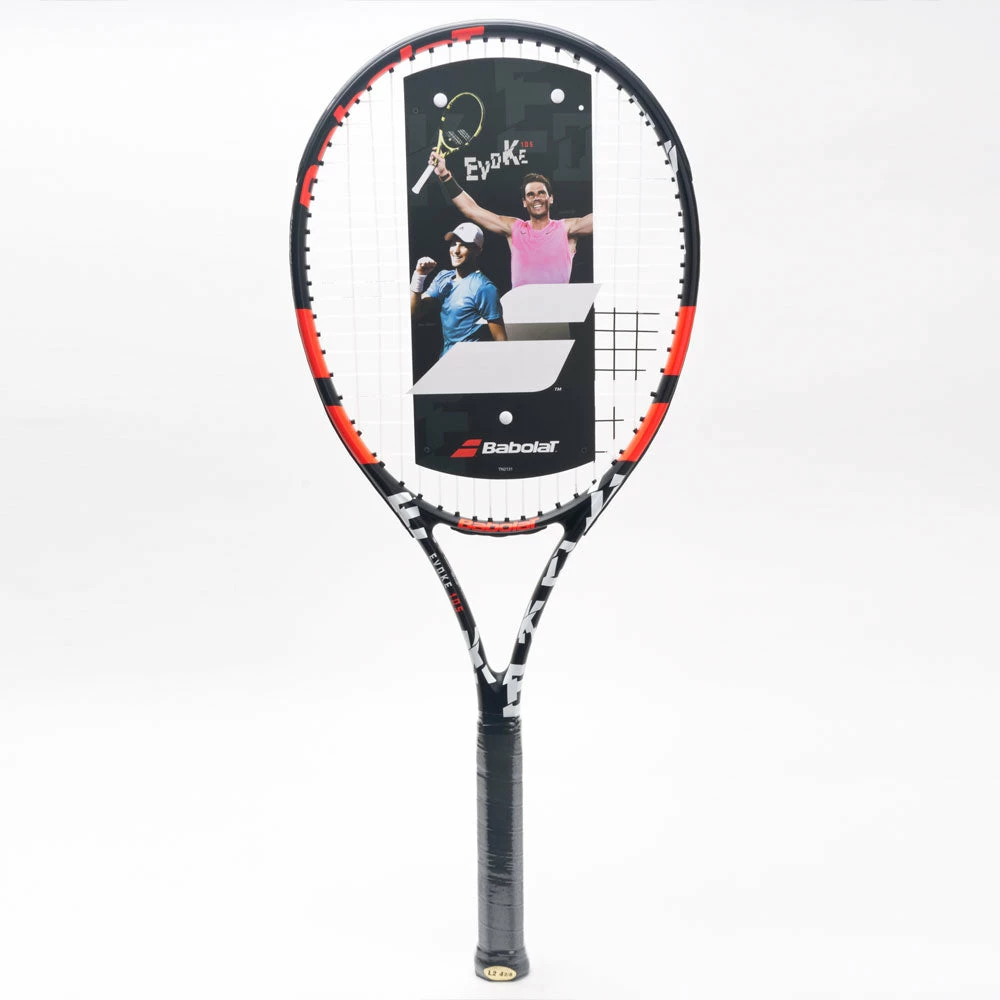 Tennis Racquets Babolat EVOKE 105 Black/Orange 3 Tennis Racquets Babolat EVOKE 105 Black/Orange