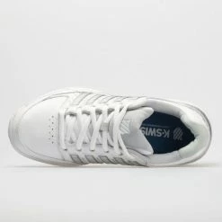 Tennis Shoes K-Swiss Hypercourt Express Leather Women's White/Silver/Glacier Gray