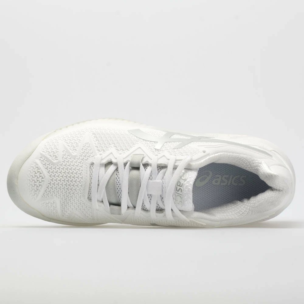 ASICS GEL-Resolution 8 Women's White/Pure Silver 5 ASICS GEL-Resolution 8 Women's White/Pure Silver