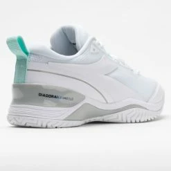 Diadora Speed Blushield 5 Club Women's White/White/White Tennis Shoes 13 Diadora Speed Blushield 5 Club Women's White/White/White Tennis Shoes
