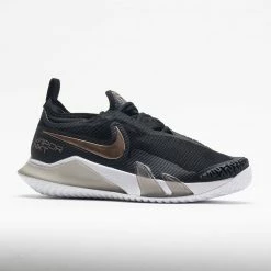 Nike React Vapor NXT Women's Black/White/Metallic Red Bronze Tennis Shoes 12 Nike React Vapor NXT Women's Black/White/Metallic Red Bronze Tennis Shoes