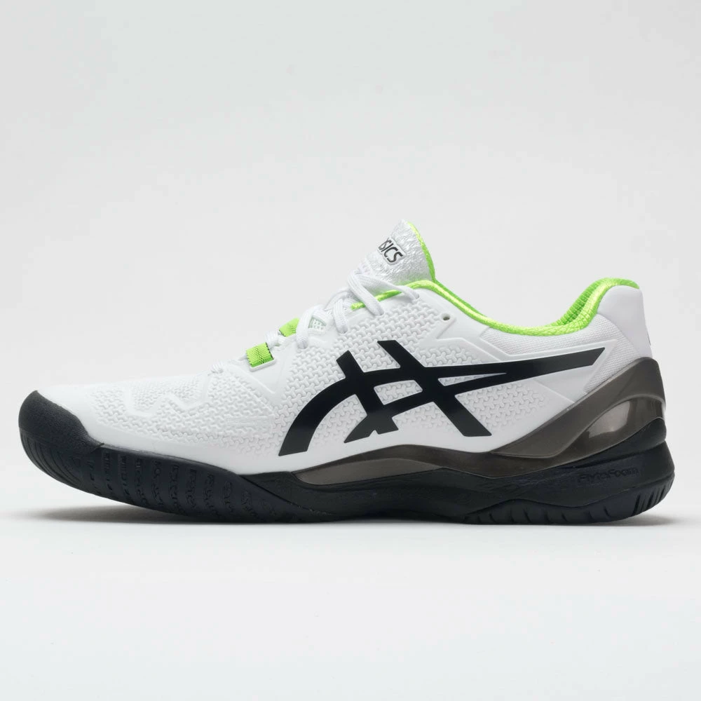ASICS GEL-Resolution 8 Men's White/Green Gecko 4 ASICS GEL-Resolution 8 Men's White/Green Gecko