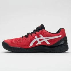 Tennis Shoes ASICS GEL-Resolution 8 Men's Electric Red/White 9 Tennis Shoes ASICS GEL-Resolution 8 Men's Electric Red/White