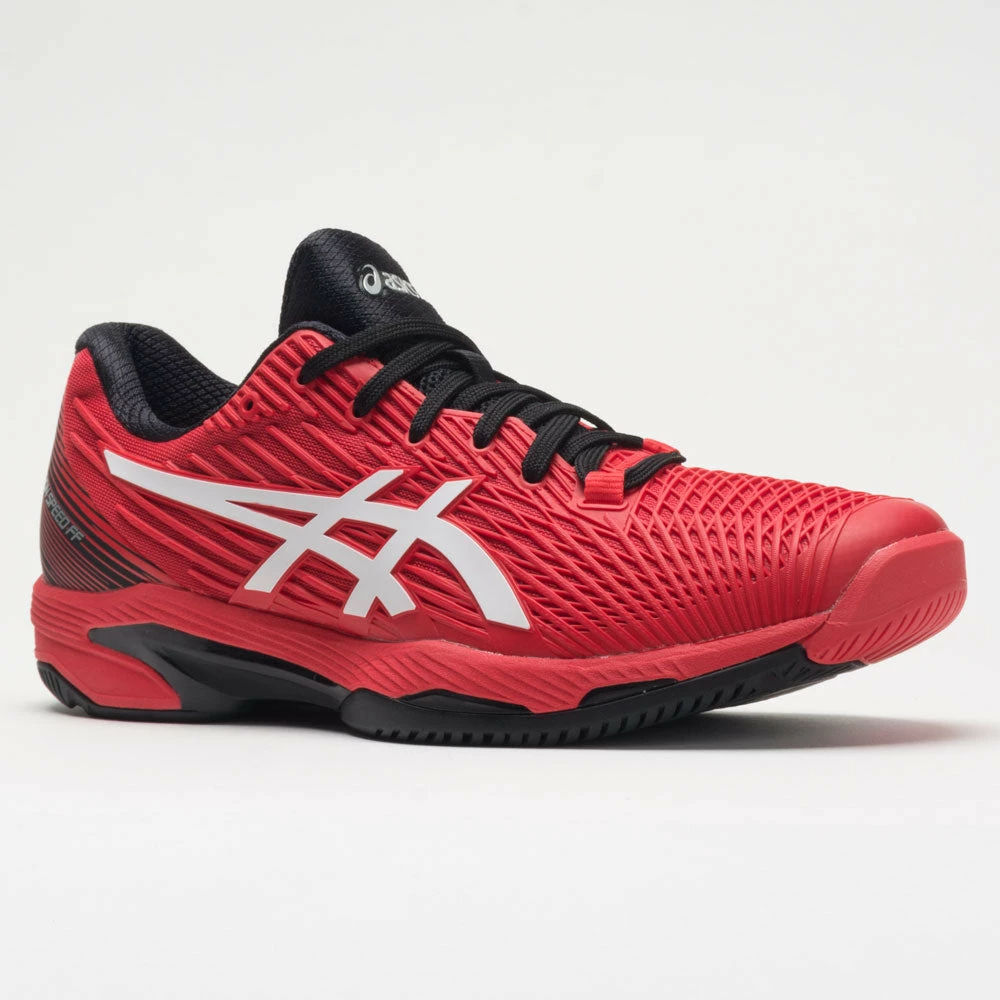 ASICS Solution Speed FF 2 Men's Electric Red/White 7 ASICS Solution Speed FF 2 Men's Electric Red/White