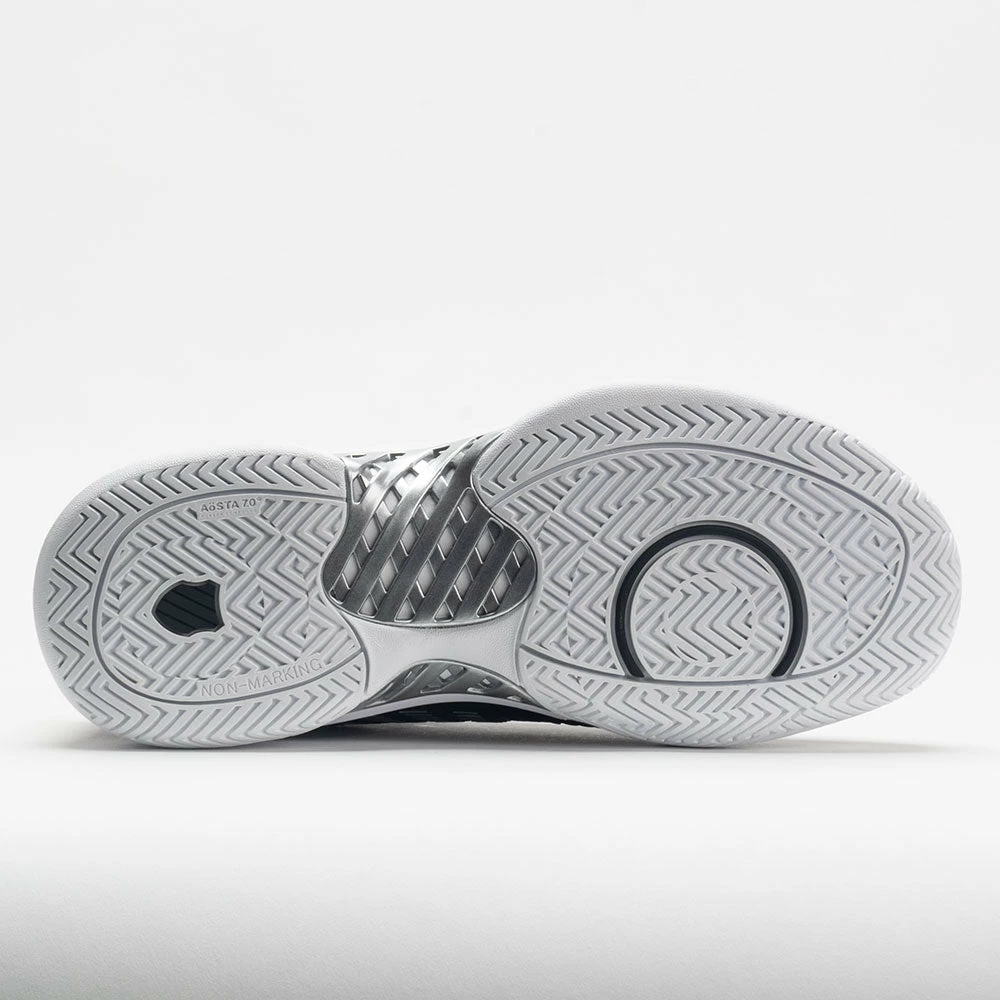 Tennis Shoes K-Swiss Hypercourt Express 2 Women's Black/White/Silver 6 Tennis Shoes K-Swiss Hypercourt Express 2 Women's Black/White/Silver