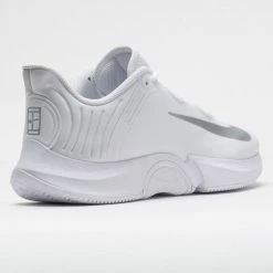 Nike Air Zoom GP Turbo Women's White/Metallic Silver Tennis Shoes 13 Nike Air Zoom GP Turbo Women's White/Metallic Silver Tennis Shoes