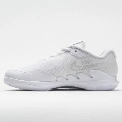 Tennis Shoes Nike Air Zoom Vapor Pro Women's White/Metallic Silver 9 Tennis Shoes Nike Air Zoom Vapor Pro Women's White/Metallic Silver