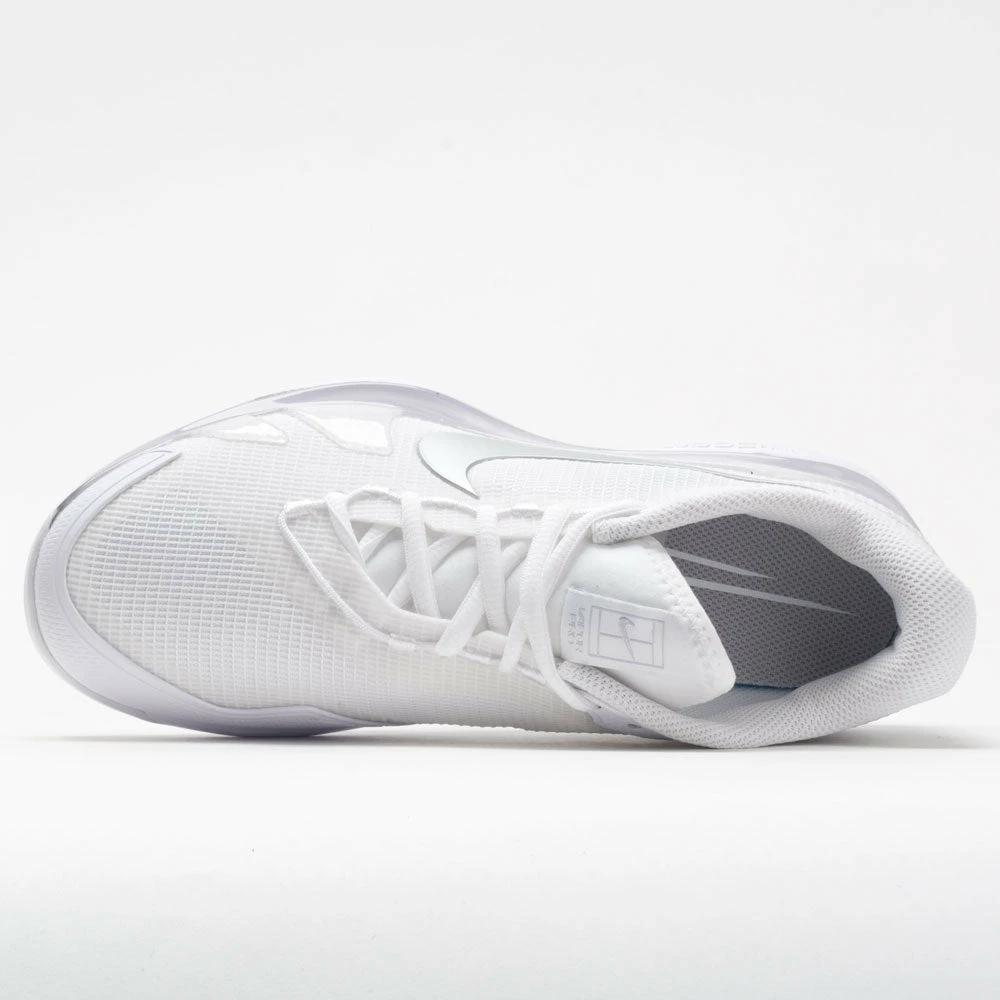 Tennis Shoes Nike Air Zoom Vapor Pro Women's White/Metallic Silver 5 Tennis Shoes Nike Air Zoom Vapor Pro Women's White/Metallic Silver